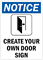 Custom Door Sign