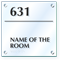 Add Your Room Name And Number Custom ClearBoss Sign