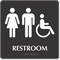 Restroom Men / Women Sign