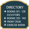 Florence Directory, 11.875 in. x 11.875 in.