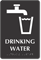 Drinking Water TactileTouch Braille Sign