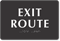 Exit Route Sign