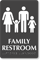 Family Restroom TactileTouch Braille Sign