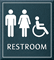 Restroom Unisex Handicapped Sign