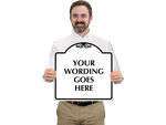 Custom Dome Shaped Metal Signs