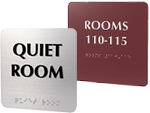 ADA Braille Room Signs