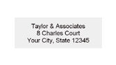 Name and Address Stamp