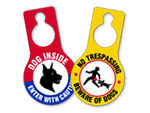 Beware of Dog Door Hangers