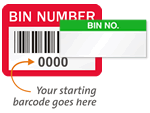 Bin No. Labels