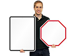 Blank Parking & Traffic Signs
