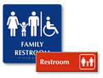 Family Restroom Signs