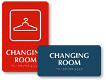 Changing Room Signs