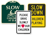 Children at Play Signs