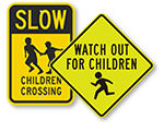 Children Crossing Signs
