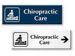 Chiropractic Care Door Signs