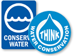 Conserve Water Signs