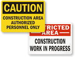 Construction Area Signs