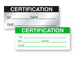 Certification Labels