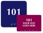 Custom Braille Signs