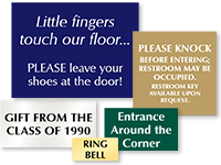 Custom engraved signs