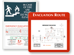 Evacuation Map Holders