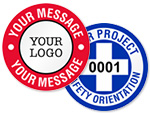 Custom Hard Hat Stickers