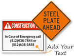 Custom Construction Signs 