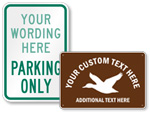 Custom Parking Signs