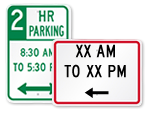 Custom Reserved Parking Signs