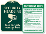 Custom Rules Signs