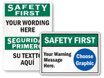 Custom Safety Slogan Signs