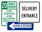 Delivery Parking Signs