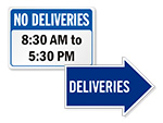 Delivery Signs