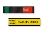 Do Not Disturb Slider Signs