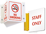 Double Sided Workplace Signs