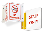 Double Sided Workplace Signs