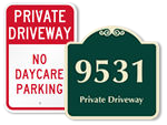 Custom Driveway Signs