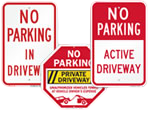 Driveway   No Parking