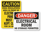 Electrical Safety Signs