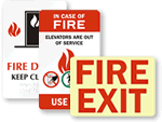 Fire Emergency Door Sign
