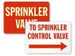 Fire Sprinkler Signs