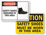 Foot Protection Signs