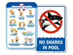 Funny Pool Signs