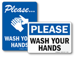 Hand Washing Signs
