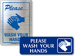 Hand Washing Signs
