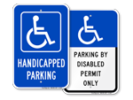 Disabled Parking Signs