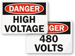 High Voltage Signs