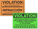 Violation Stickers