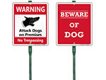 LawnBoss® Beware of Dog Signs