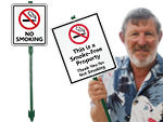 LawnBoss® No Smoking Signs